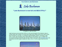 Tablet Screenshot of lake-buchanan.com